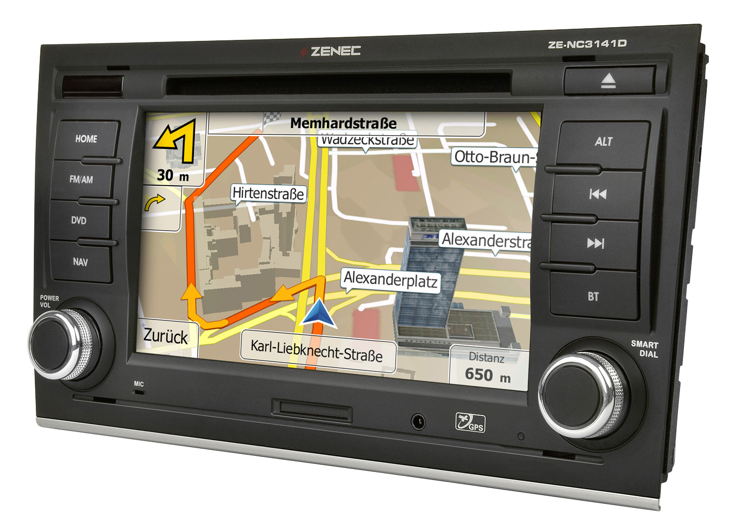 ZENC3141D Naviceiver für Audi A4 ZENEC