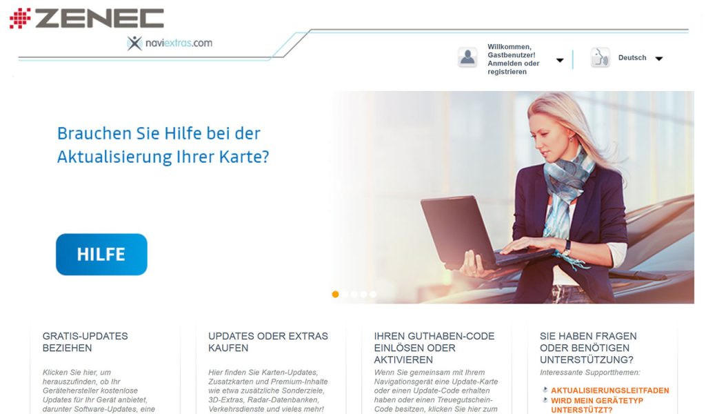 3 Jahre kostenfreie Kartenupdates