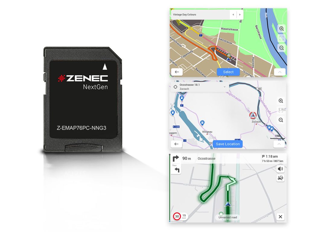 Z-EMAP76PC-NNG3 optionales Navigationspaket für PKWs