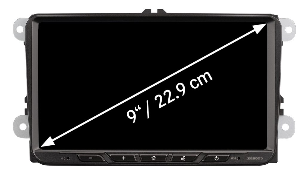 Kapazitiver 9“ Bildschirm, Capacitive 9" display