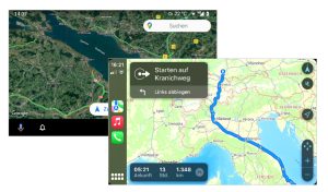 CarPlay & Android AutoTM: Navifunktionen, CarPlay & Android AutoTM: nav functions