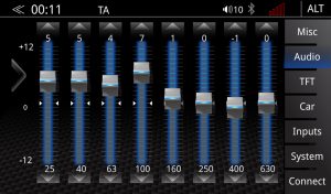 Umfangreiche EQ Voreinstellungen, Various EQ presets