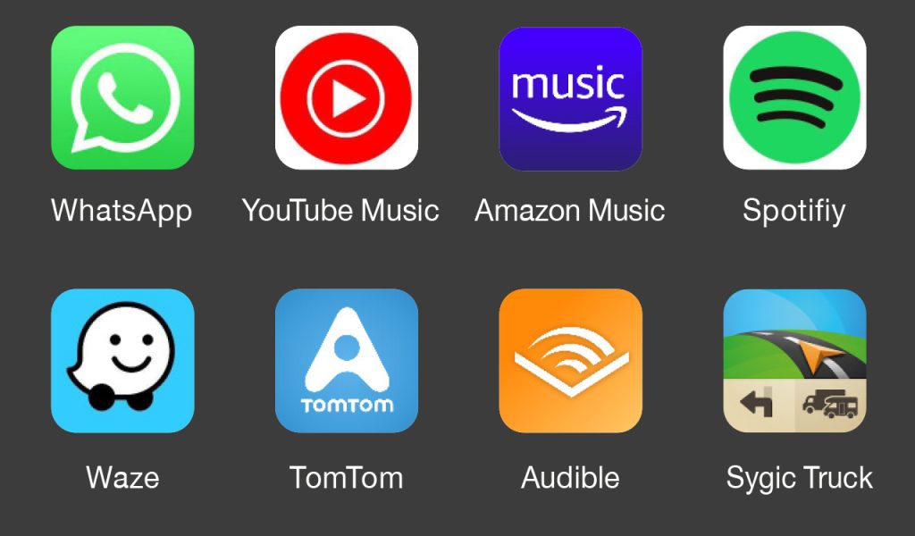 CarPlay & Android-Auto: App-Vielfalt, CarPlay & Android Auto: app variety