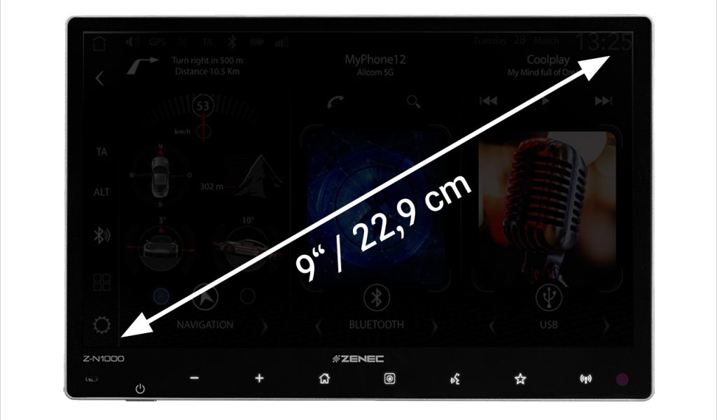 9" Monitor mit gebondetem Touchpanel, 9" monitor with bonded touch panel