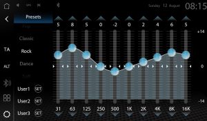 Grafischer 10-BandEqualizer, Graphic 10-band equalizer