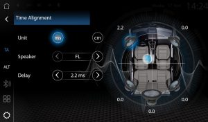Laufzeitkorrektur per Audio-DSP, Time alignment via audio DSP